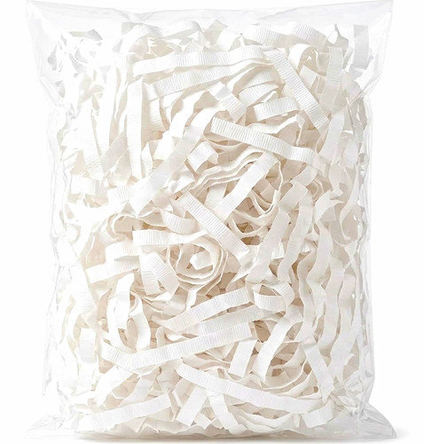 White solid crinkle cut - solid,