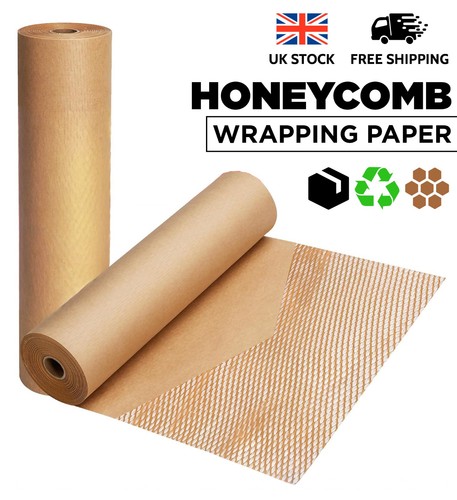 Brown kraft honeycomb wrapping - brown,