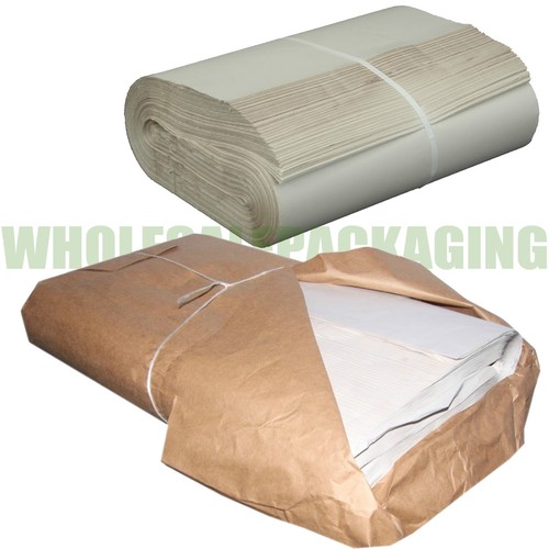 White packing paper chip shop - white,