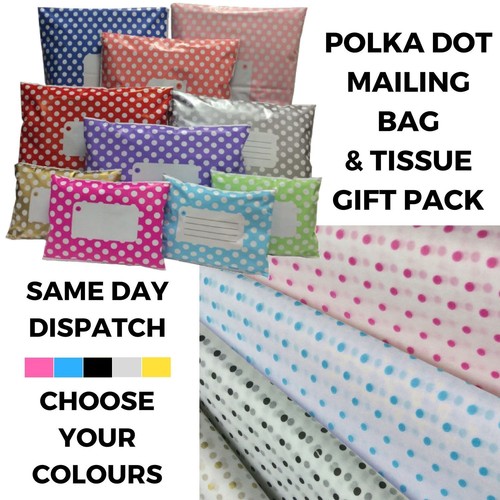 Polka dot tissue paper - polka,