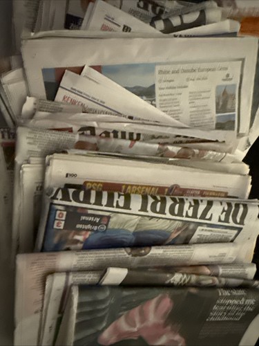 Newspaper void fill packing - newspaper,