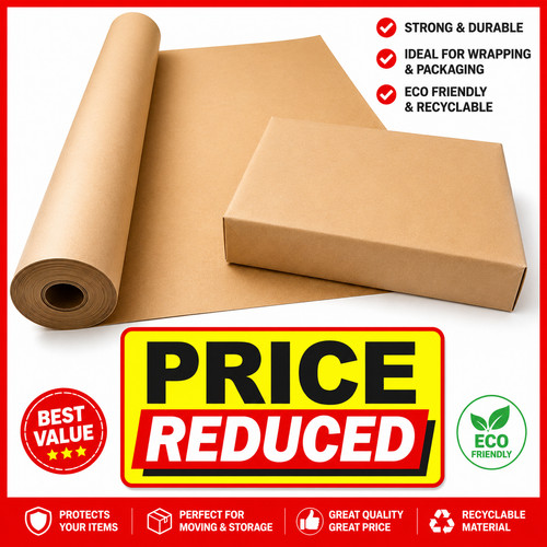 Strong brown kraft wrapping - strong,