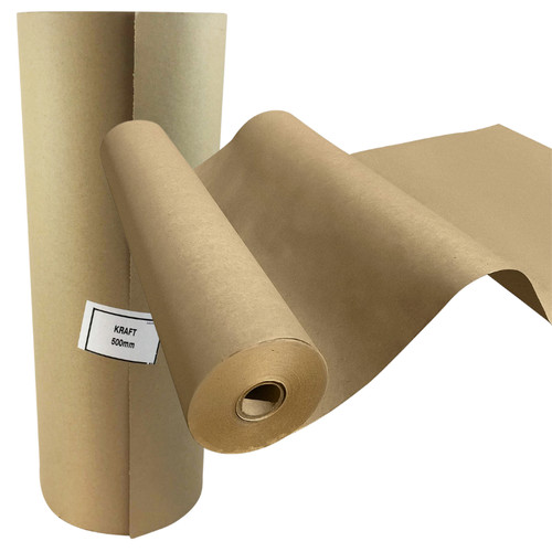 Eco brown kraft paper roll - brown,
