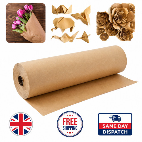 Strong brown kraft wrapping - brown,
