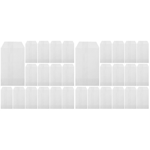 Durable white glassine paper - white,