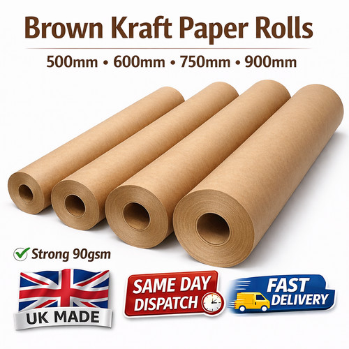 Brown kraft rolls - kraft, strong