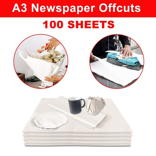 100 newspaper offcuts - x, a3