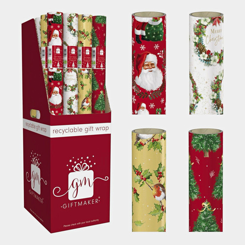 Recyclable christmas gift wrap - recyclable,