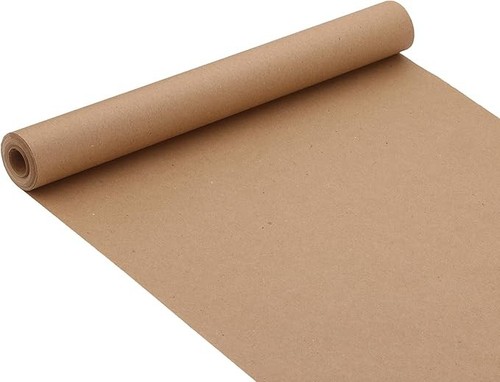 Brown kraft paper rolls 90gsm - brown,